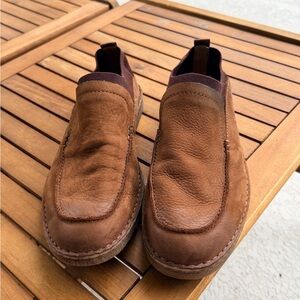 Born Tan Leather Loafers